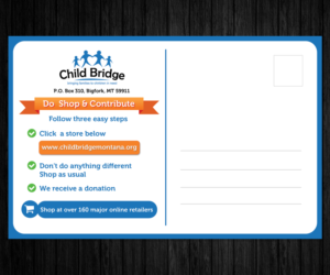 Design de Carte Postale par CreativeTrick pour Child Bridge | Design : #7575324