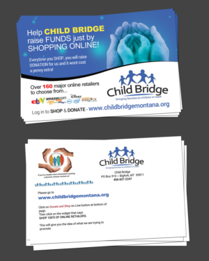 Design de Carte Postale par NatPearlDesigns pour Child Bridge | Design : #7561607