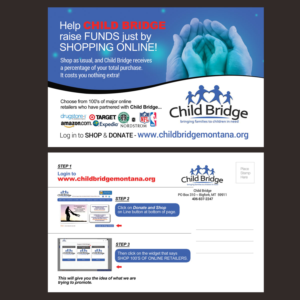 Postkarten-Design von NatPearlDesigns für Child Bridge | Design: #7578927