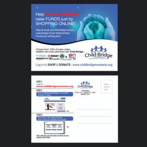 Postkarten-Design von NatPearlDesigns für Child Bridge | Design: #7579572