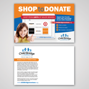 Postkarten-Design von earldesigns für Child Bridge | Design: #7576242