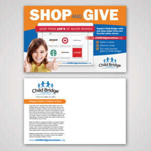 Postkarten-Design von earldesigns für Child Bridge | Design: #7600057