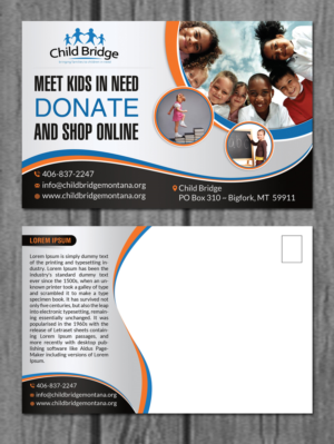 Postkarten-Design von creative.bugs für Child Bridge | Design: #7572037
