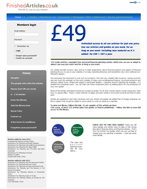 Web Design by NEXTECHDESIGN for MIster Write Ltd | Design #386293