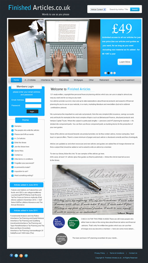 Web Design par pb pour MIster Write Ltd | Design : #388250