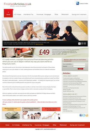 Web Design by pb for MIster Write Ltd | Design: #388357