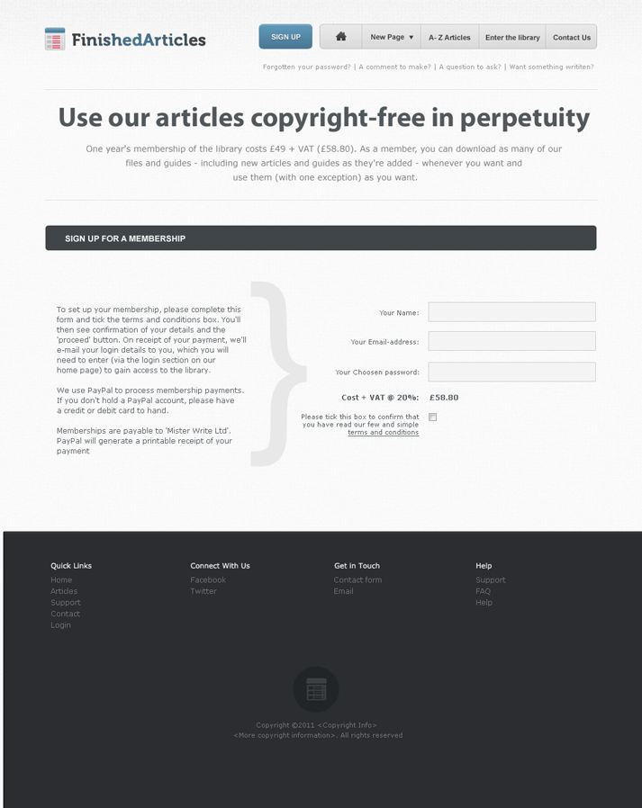 Web Design by TheExpert for MIster Write Ltd | Design #395518