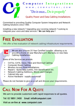 Flyer Design by RPM Graphics for Computer Integrations | Design: #12899