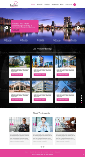 Web Design by pb for this project | Design: #7573246