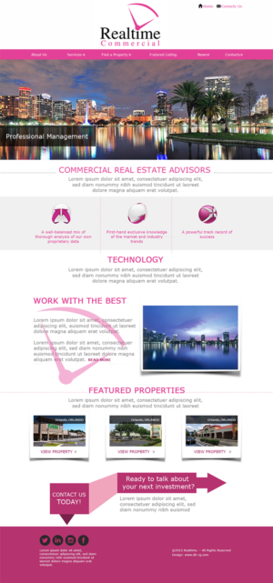 Web Design by db designs for this project | Design #7631892