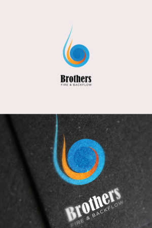 Diseño de Logo por senja para Brothers Fire & Backflow  | Diseño #7553905