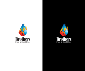 Diseño de Logo por bijuak para Brothers Fire & Backflow  | Diseño: #7542570