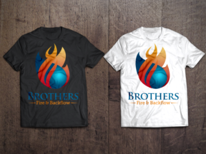 Diseño de Logo por Blueday para Brothers Fire & Backflow  | Diseño: #7544102