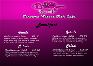 Menu Design by Neryha