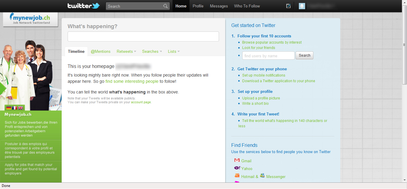 Twitter Design by Lone wolf for this project | Design #406812