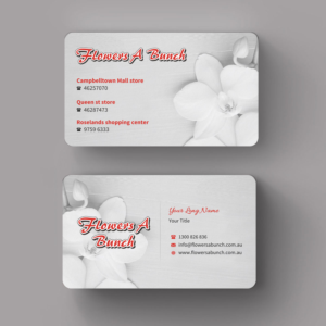 Business Card Design by INDIAN_Ashok for flowers a bunch | Design: #7548382