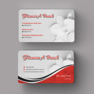 Business Card Design by INDIAN_Ashok for flowers a bunch | Design: #7548385