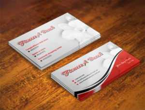 Business Card Design by INDIAN_Ashok for flowers a bunch | Design: #7548391