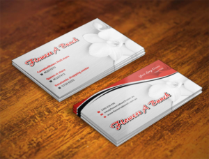 Business Card Design by INDIAN_Ashok for flowers a bunch | Design: #7548392