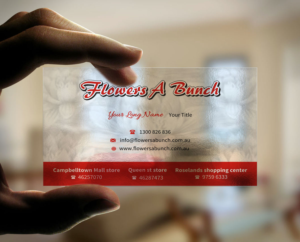 Business Card Design by INDIAN_Ashok for flowers a bunch | Design: #7548400