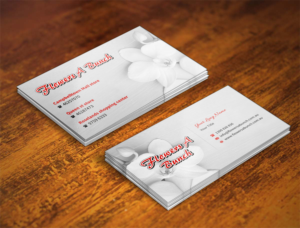 Business Card Design by INDIAN_Ashok for flowers a bunch | Design: #7548408