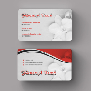 Business Card Design by INDIAN_Ashok for flowers a bunch | Design: #7551375