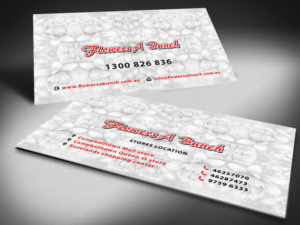 Visitenkarten-Design von Selda für flowers a bunch | Design: #7546655