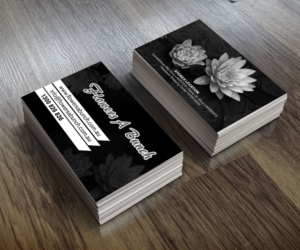 Visitenkarten-Design von saracdesigns für flowers a bunch | Design: #7554823