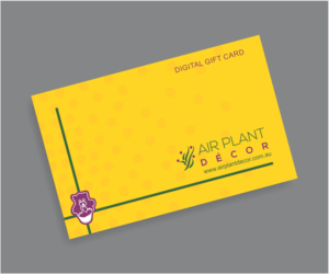 Air Plant Decor Gift Card Design | Karten-Design von Logocraft