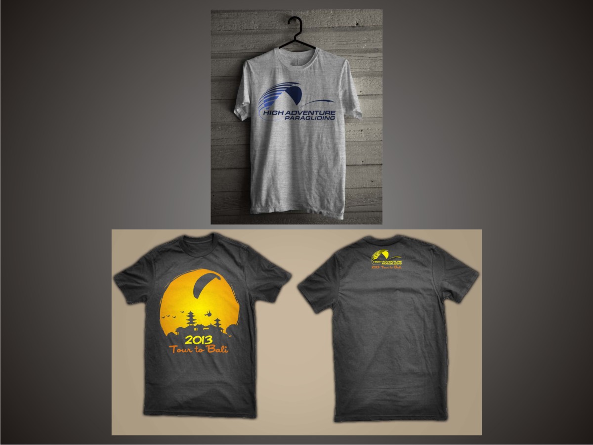 T-shirt Design by bedjoojeb for High Adventure Paragliding | Design: #1934940