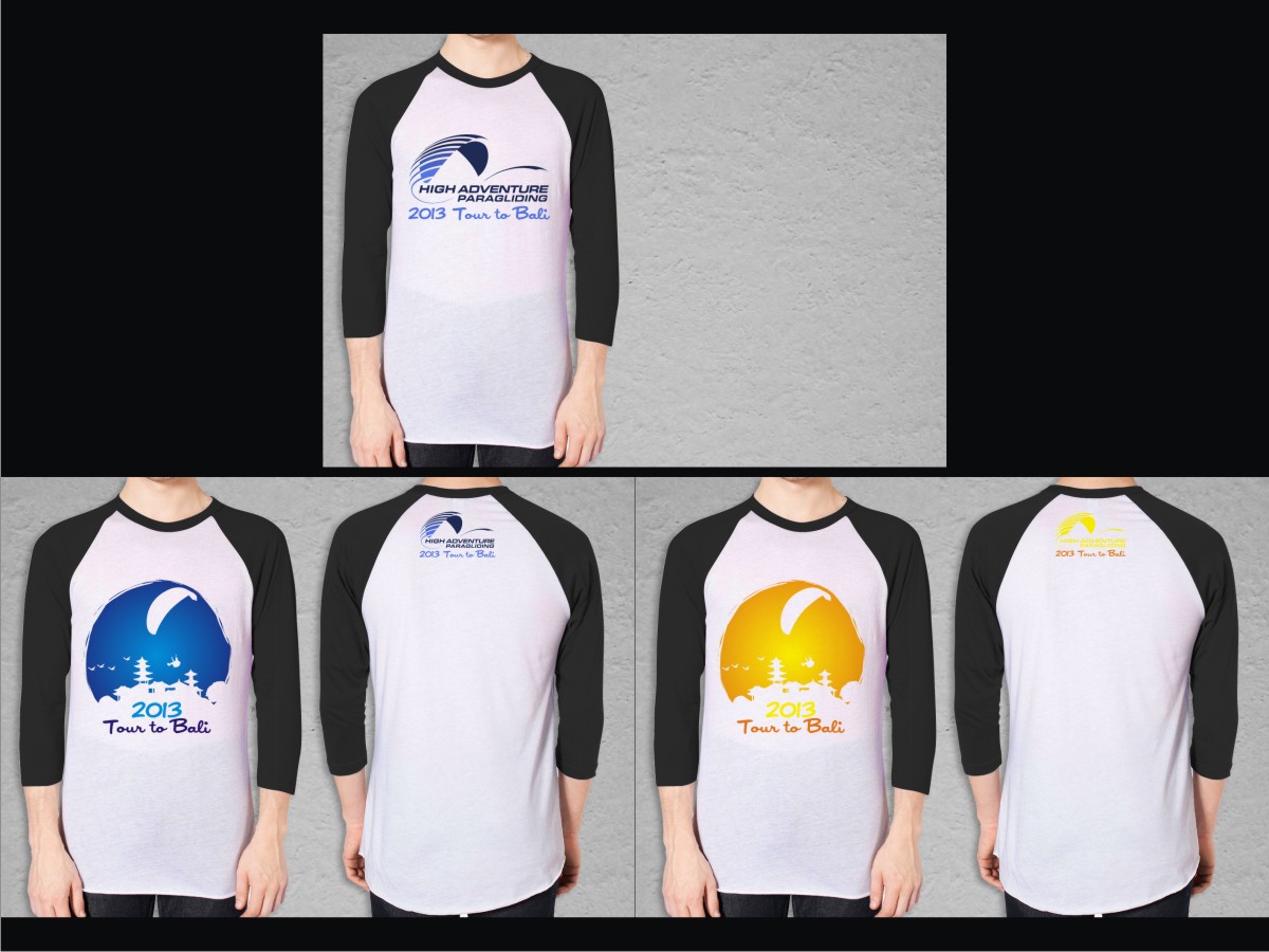 T-shirt Design by bedjoojeb for High Adventure Paragliding | Design #2096739
