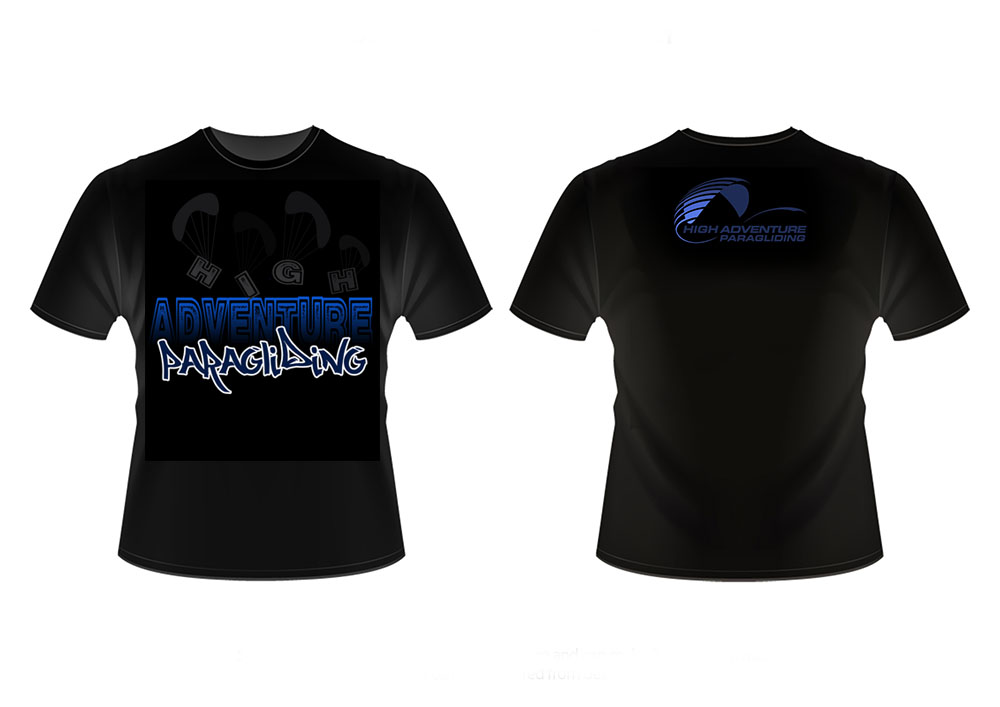 T-shirt Design by Kelechi Bradley for High Adventure Paragliding | Design #1949916