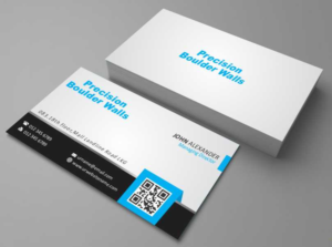Business Card Design by AwsomeD for Precision Boulder Walls Pty Ltd | Design: #7582197