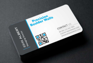 Business Card Design by AwsomeD for Precision Boulder Walls Pty Ltd | Design: #7582199