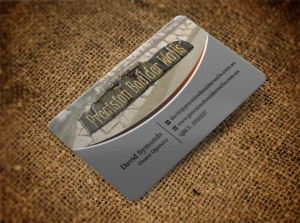 Business Card Design by Lanka Ama for Precision Boulder Walls Pty Ltd | Design: #7552080