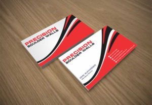Diseño de Tarjeta de Presentación por szabist para Precision Boulder Walls Pty Ltd | Diseño #7570576