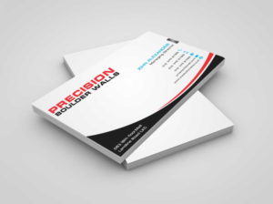Business Card Design by szabist for Precision Boulder Walls Pty Ltd | Design: #7570581