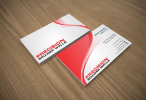 Visitenkarten-Design von szabist für Precision Boulder Walls Pty Ltd | Design: #7570590