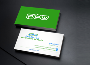 Business Card Design by Creations Box 2015 for Precision Boulder Walls Pty Ltd | Design: #7563759