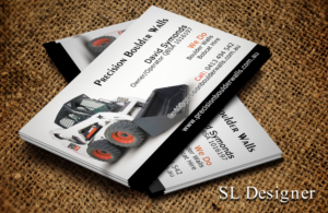 Business Card Design by SL Designer for Precision Boulder Walls Pty Ltd | Design: #7551406