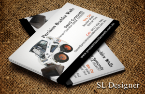 Diseño de Tarjeta de Presentación por SL Designer para Precision Boulder Walls Pty Ltd | Diseño #7557067
