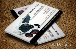Business Card Design by SL Designer for Precision Boulder Walls Pty Ltd | Design: #7557075