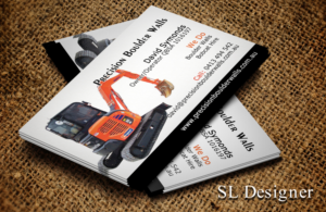 Business Card Design by SL Designer for Precision Boulder Walls Pty Ltd | Design: #7558831