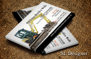 Business Card Design by SL Designer for Precision Boulder Walls Pty Ltd | Design: #7558839