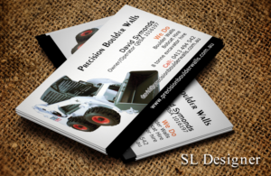 Business Card Design by SL Designer for Precision Boulder Walls Pty Ltd | Design: #7572148