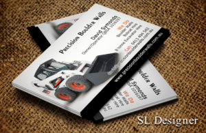 Business Card Design by SL Designer for Precision Boulder Walls Pty Ltd | Design: #7674665