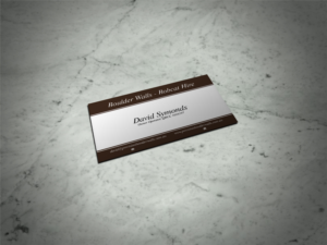 Business Card Design by Scorpius design for Precision Boulder Walls Pty Ltd | Design: #7549755