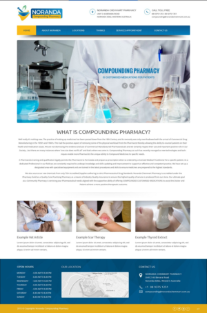 Web Design by pb for this project | Design: #7612396