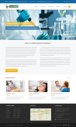 Web Design by pb for this project | Design: #7612397