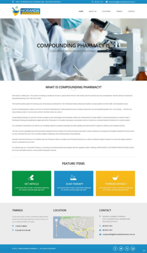Web Design by pb for this project | Design: #7612399